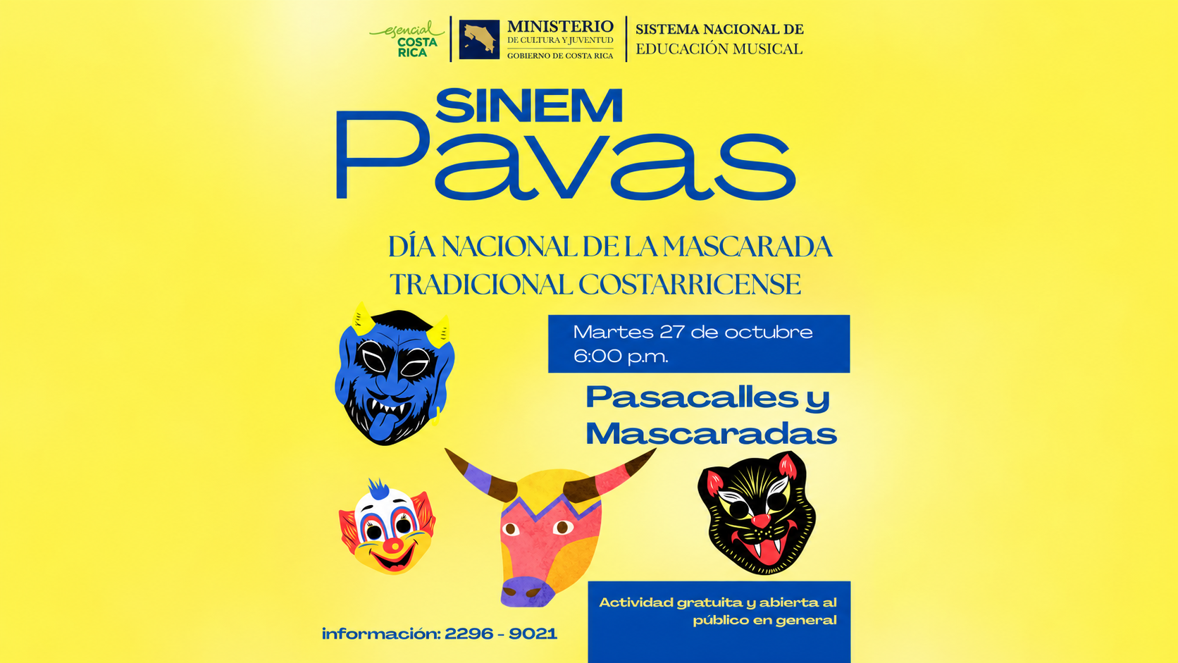 Trece jóvenes ponen música al futuro de las mascaradas en Costa Rica