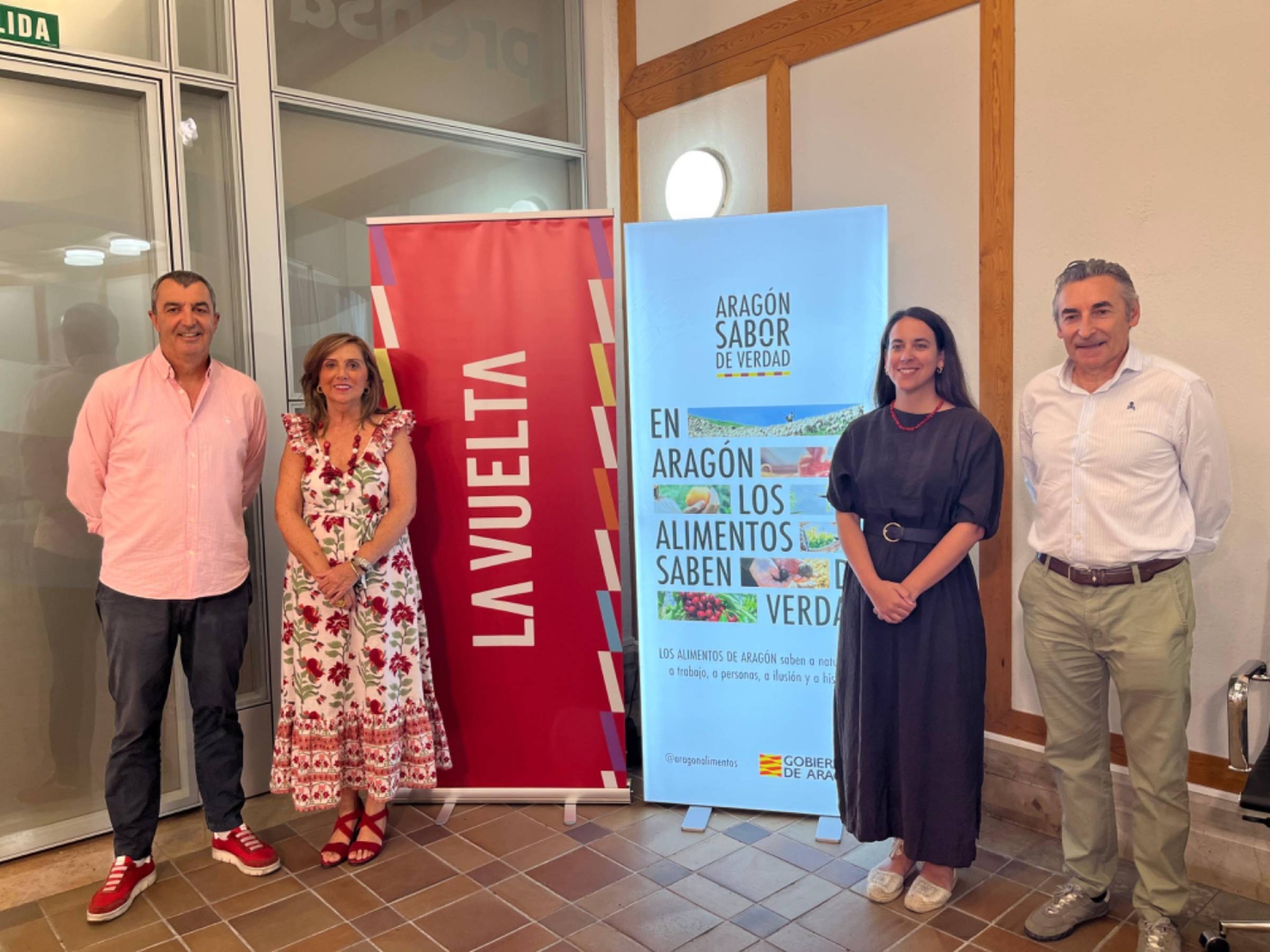 Aragón lleva sus alimentos y su turismo a La Vuelta 2026