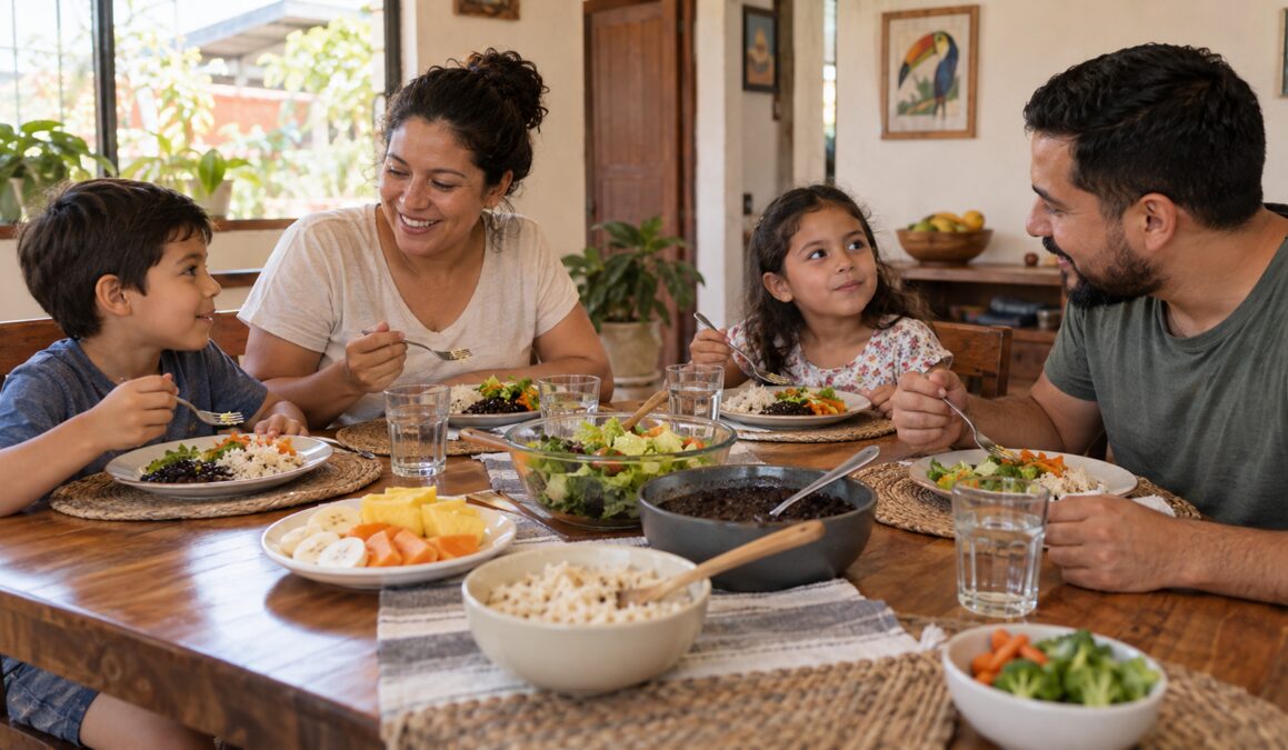 La mesa familiar también educa: los niños aprenden a relacionarse con la comida desde sus primeros años